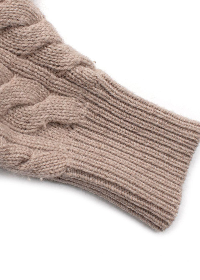 Christopher Esber Cropped Cable-knit Underwired Jumper