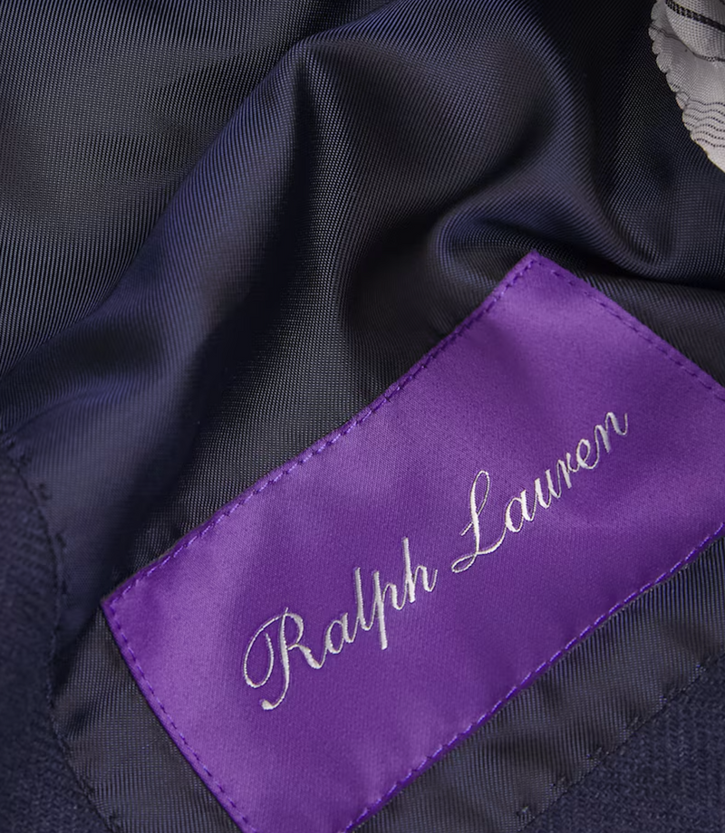 Ralph Lauren Purple Label Wool-Silk-Cashmere Kent Blazer