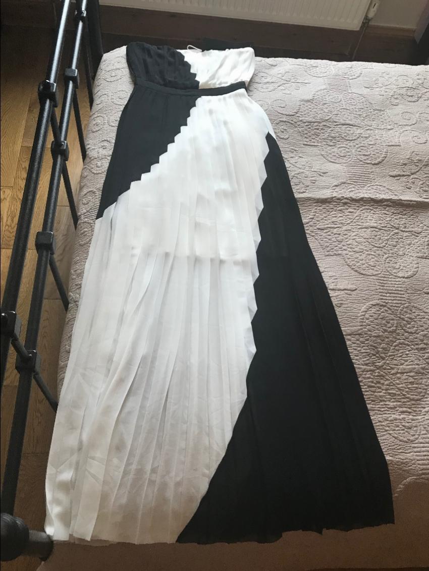 Paul Smith Black Label Pleated Chiffon Gown