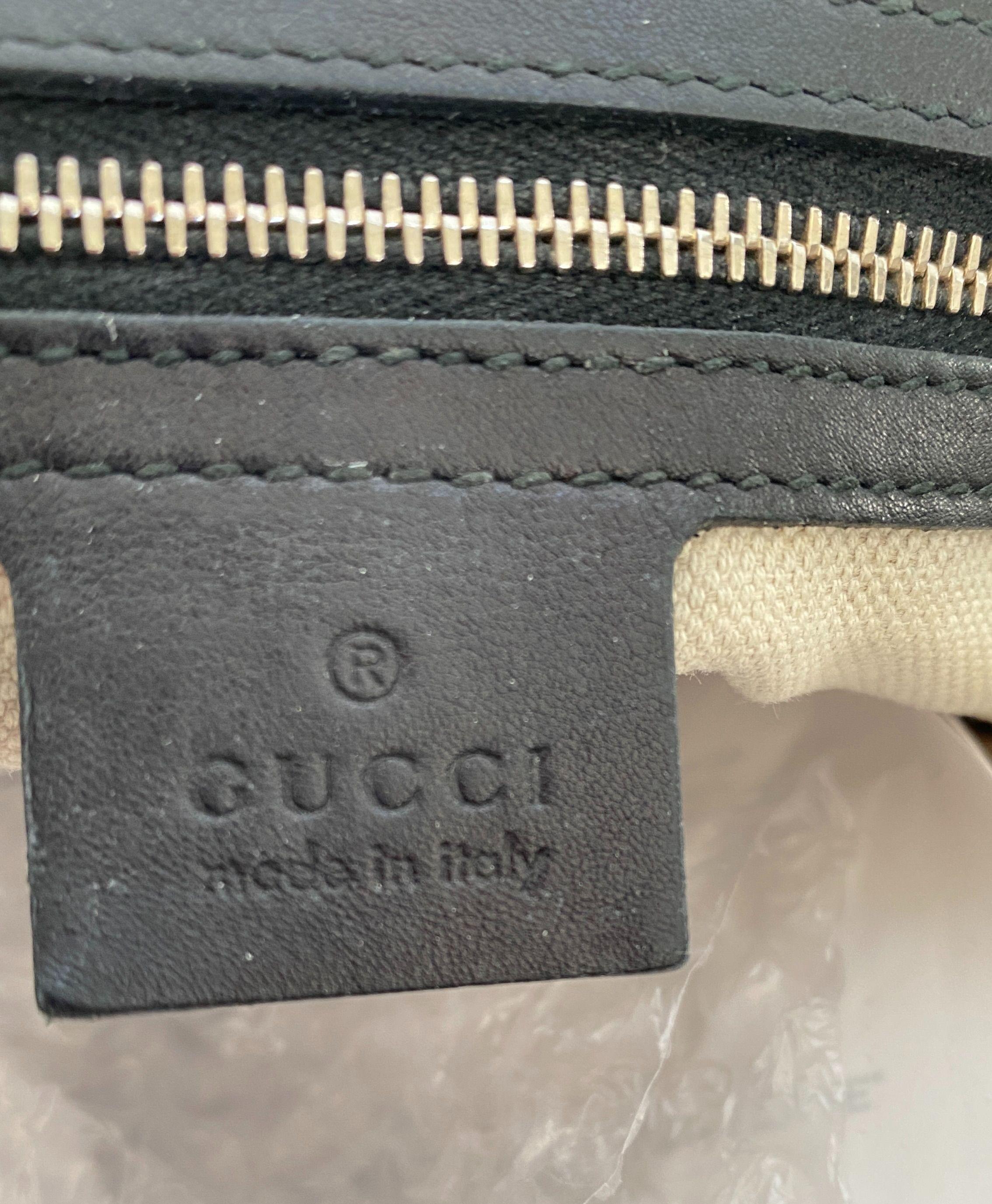 Gucci Black Bree Leather Tote Bag