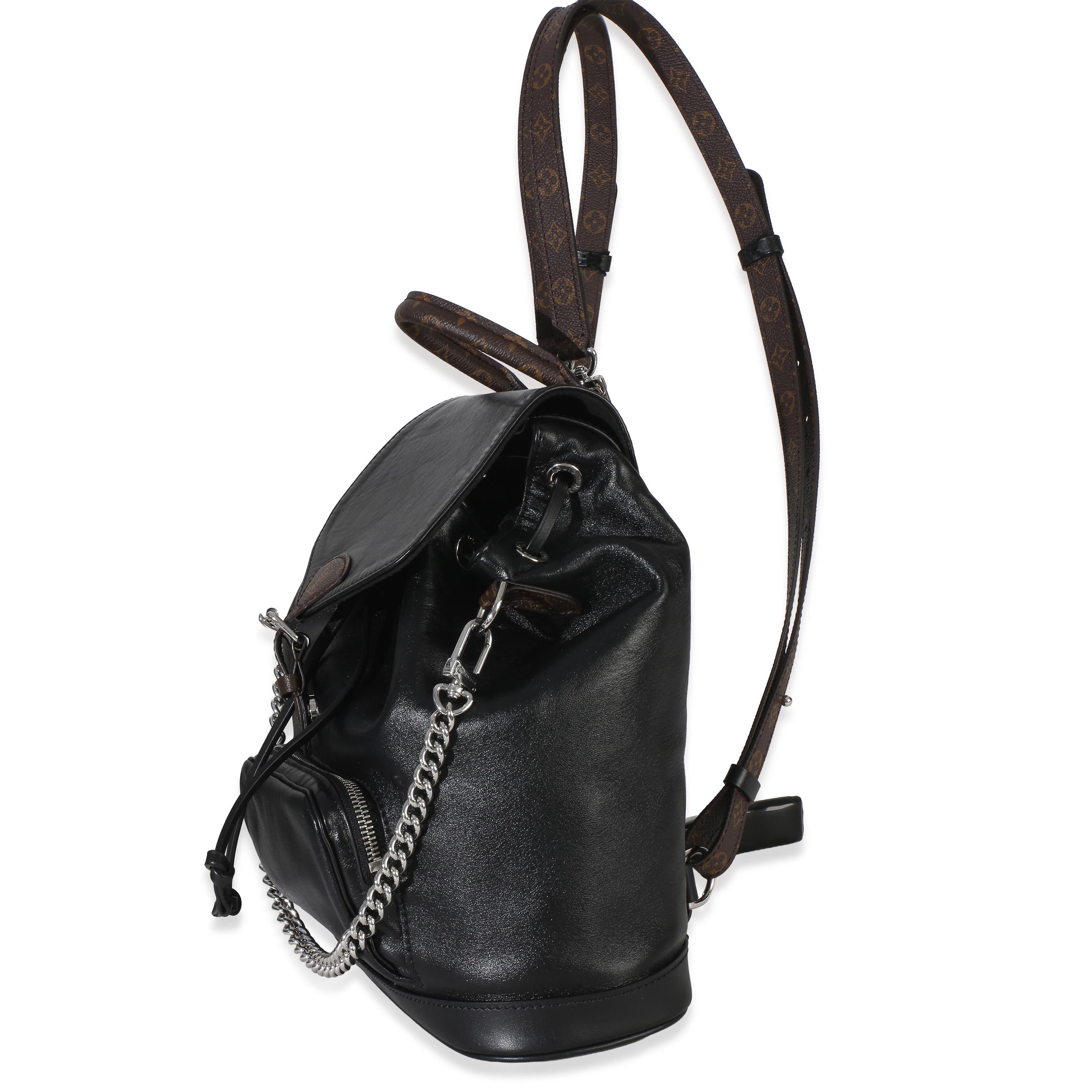 Louis Vuitton  Lambskin Monogram Canvas Montsouris Vibe PM