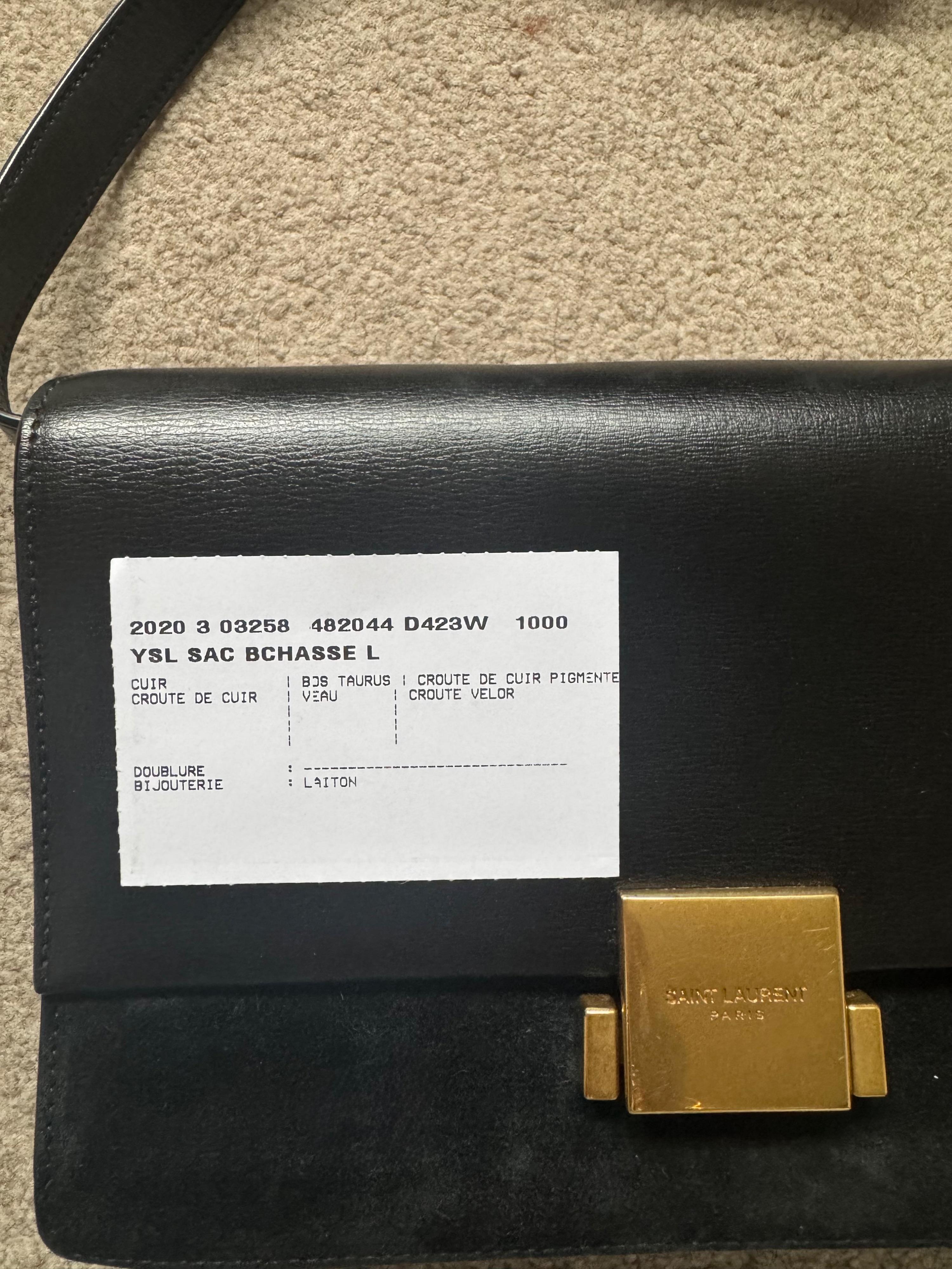 Saint Laurent Black Bellechasse Bag