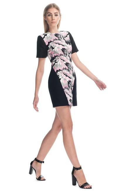 Tibi Isosceles Silk Blend Dress