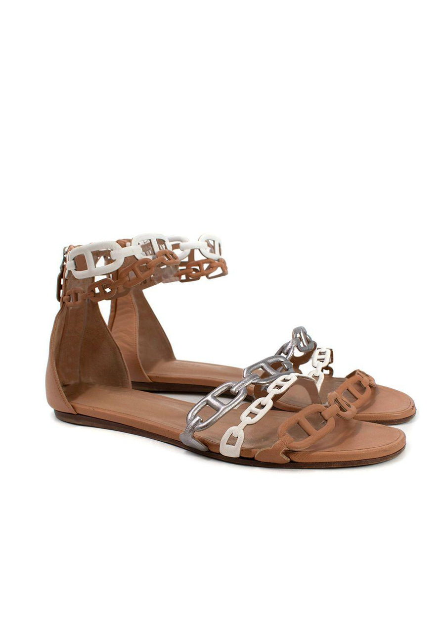Hermes Beige Kaliste Sandal