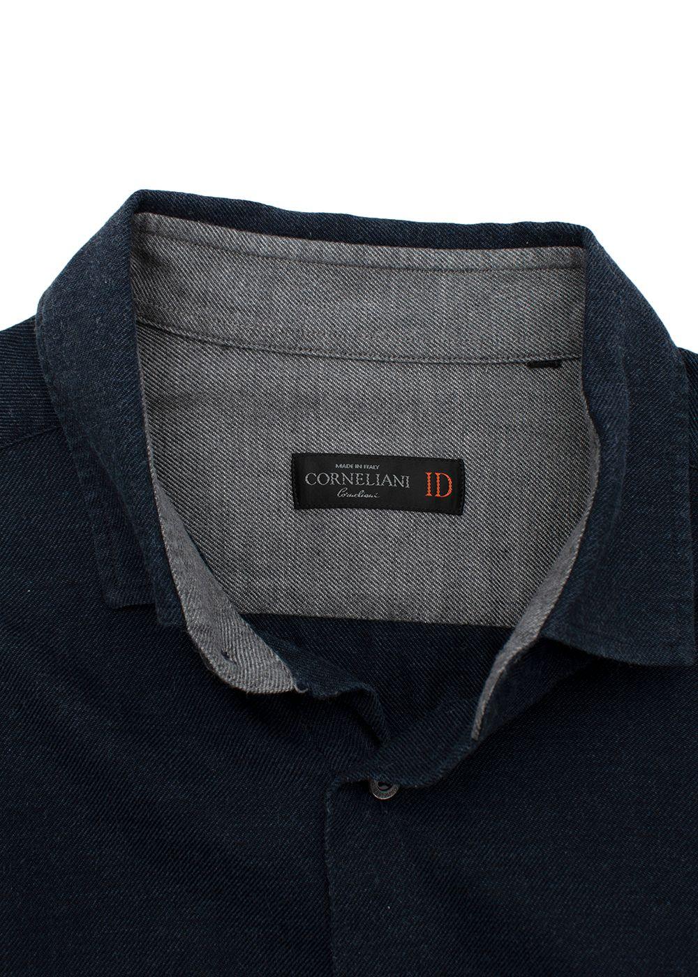 ID Navy Cotton Shirt