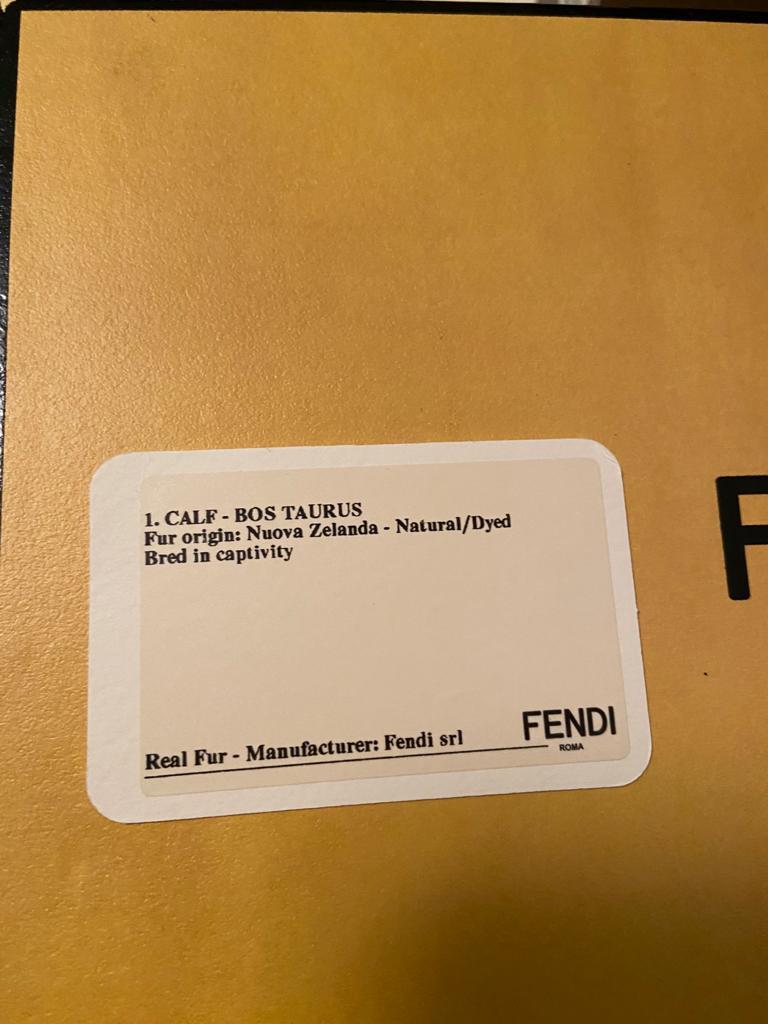 Fendi textured Leather & Calf Hair Multicoloured Sandals