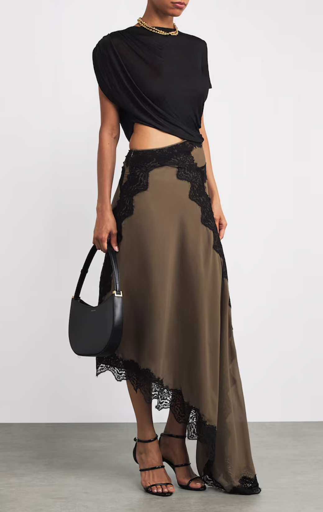 Christopher Esber Twisted Verve Midi Dress