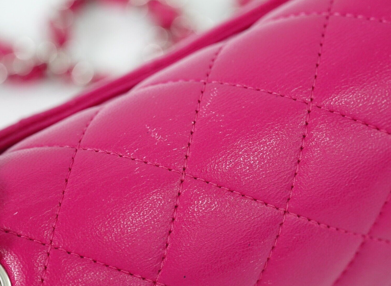 Chanel Mini Timeless Single Flap Pink Leather Bag