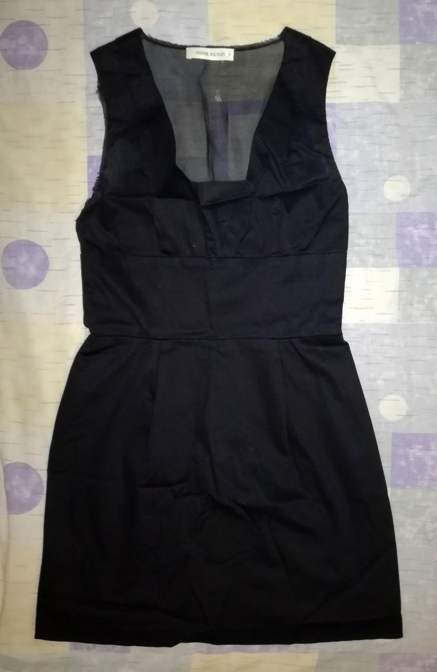 Pierre Balmain Black Mini Dress