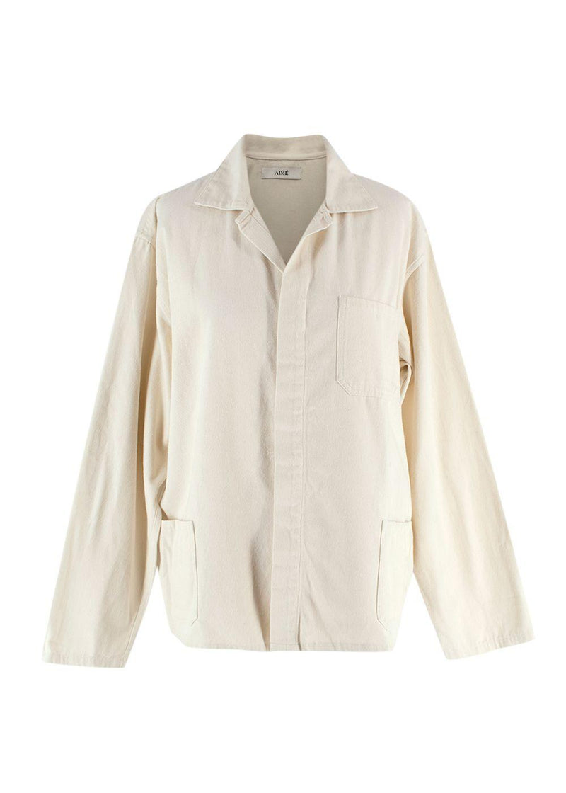 Aime Cream Over Shirt