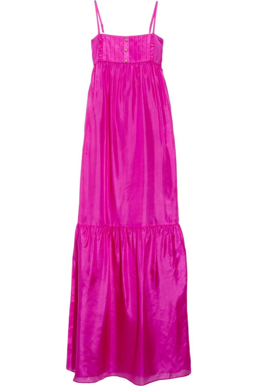 Alice by Temperley Lavender Maxi Silk Dress