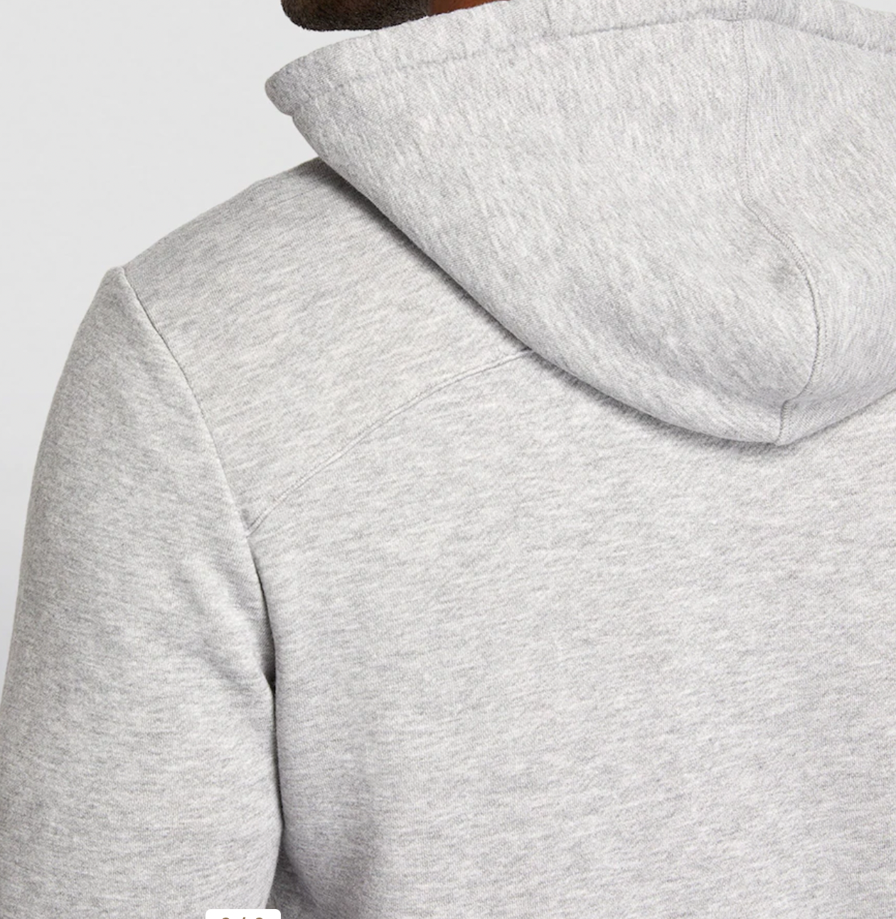 Derek Rose Grey Quinn Zip-Up Hoodie