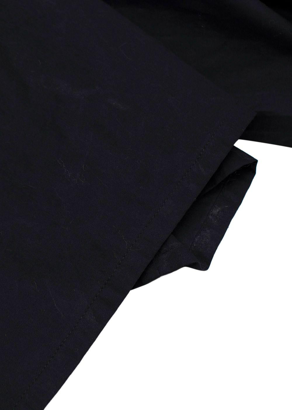 RAEY Black Broidery Anglaise Sleeveless Midi Dress