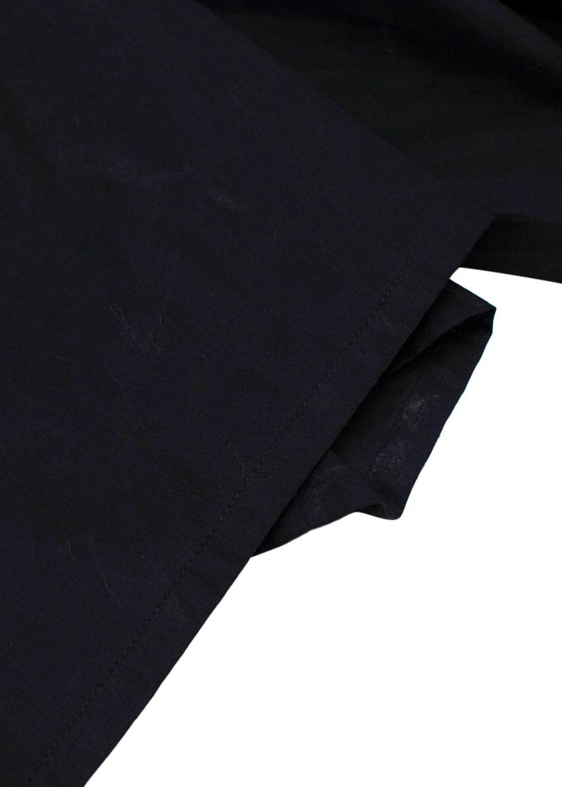 RAEY Black Broidery Anglaise Sleeveless Midi Dress