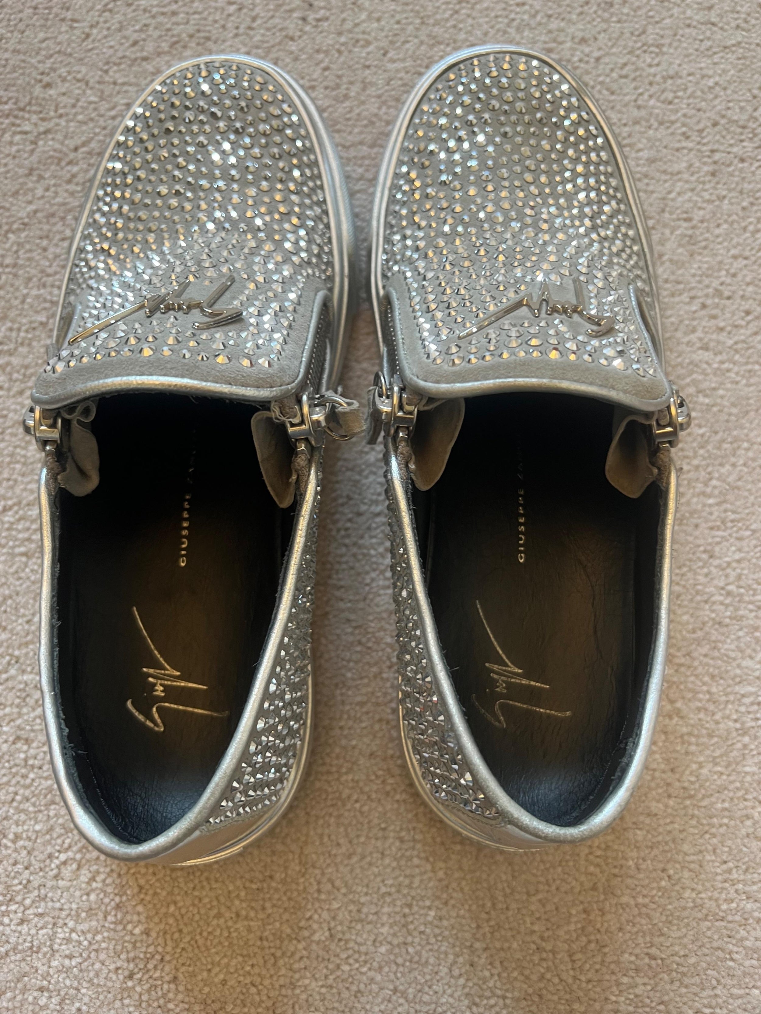Crystal Embellished Mayzie Skater Sneakers