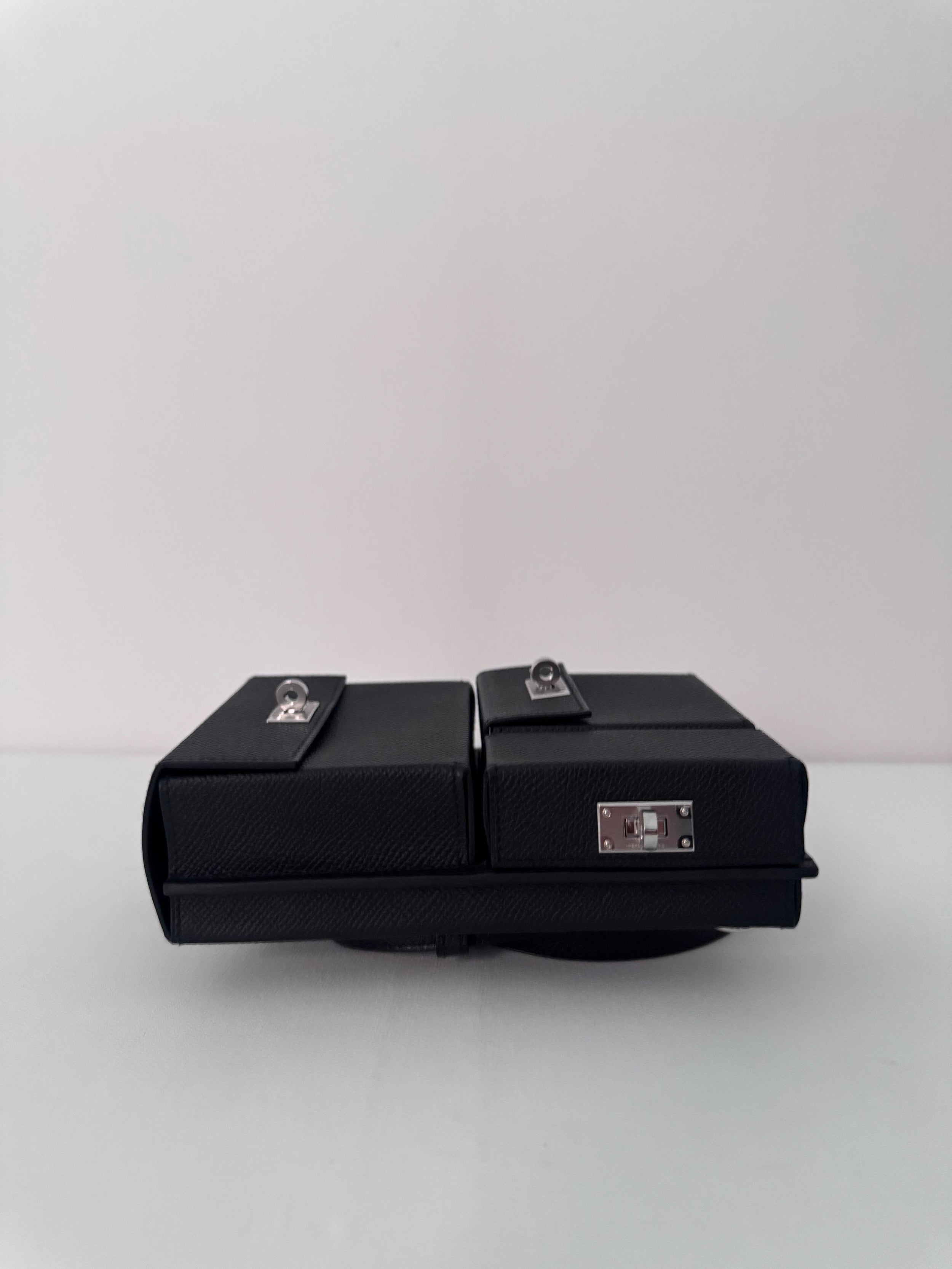 Hermes Limited Edition Black Kelly Multipocket