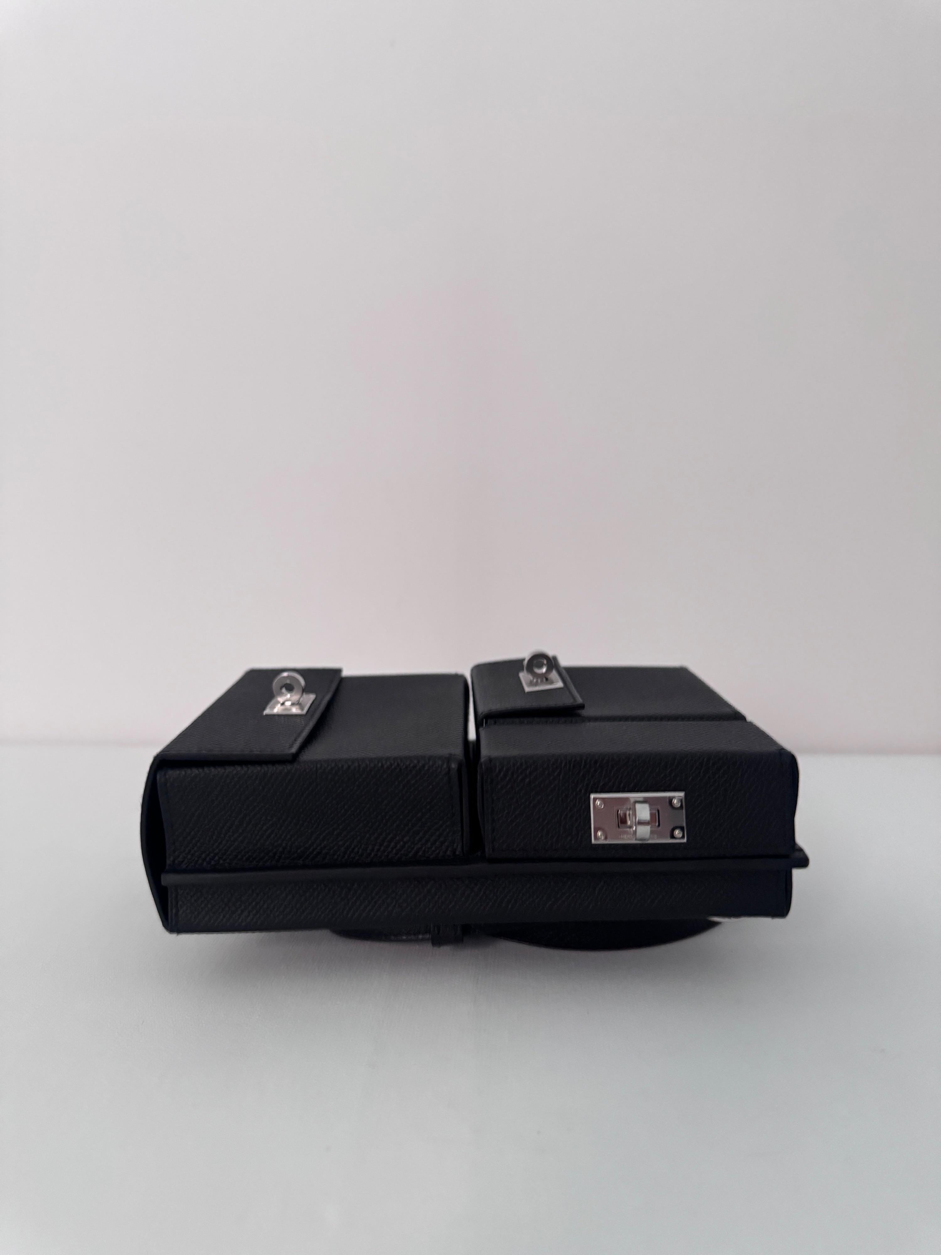 Hermes Limited Edition Black Kelly Multipocket