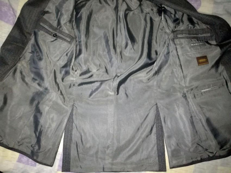 Mario Barutti Wool & Cashmere Herringbone Blazer