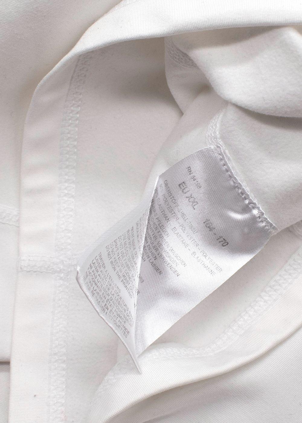 Bogner White Quarter Zip Logo Baselayer