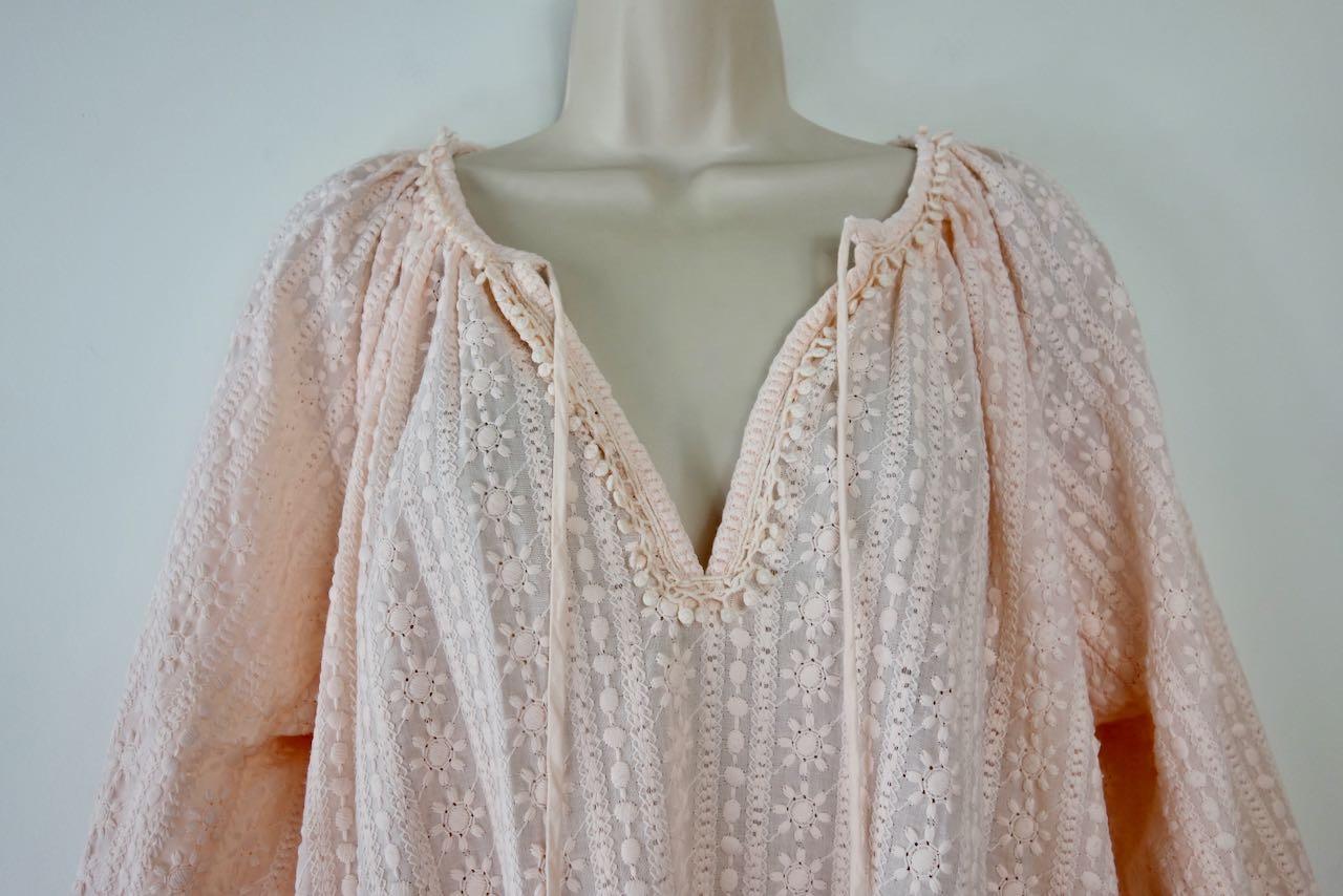 Breezy Embroidered Beach Dress