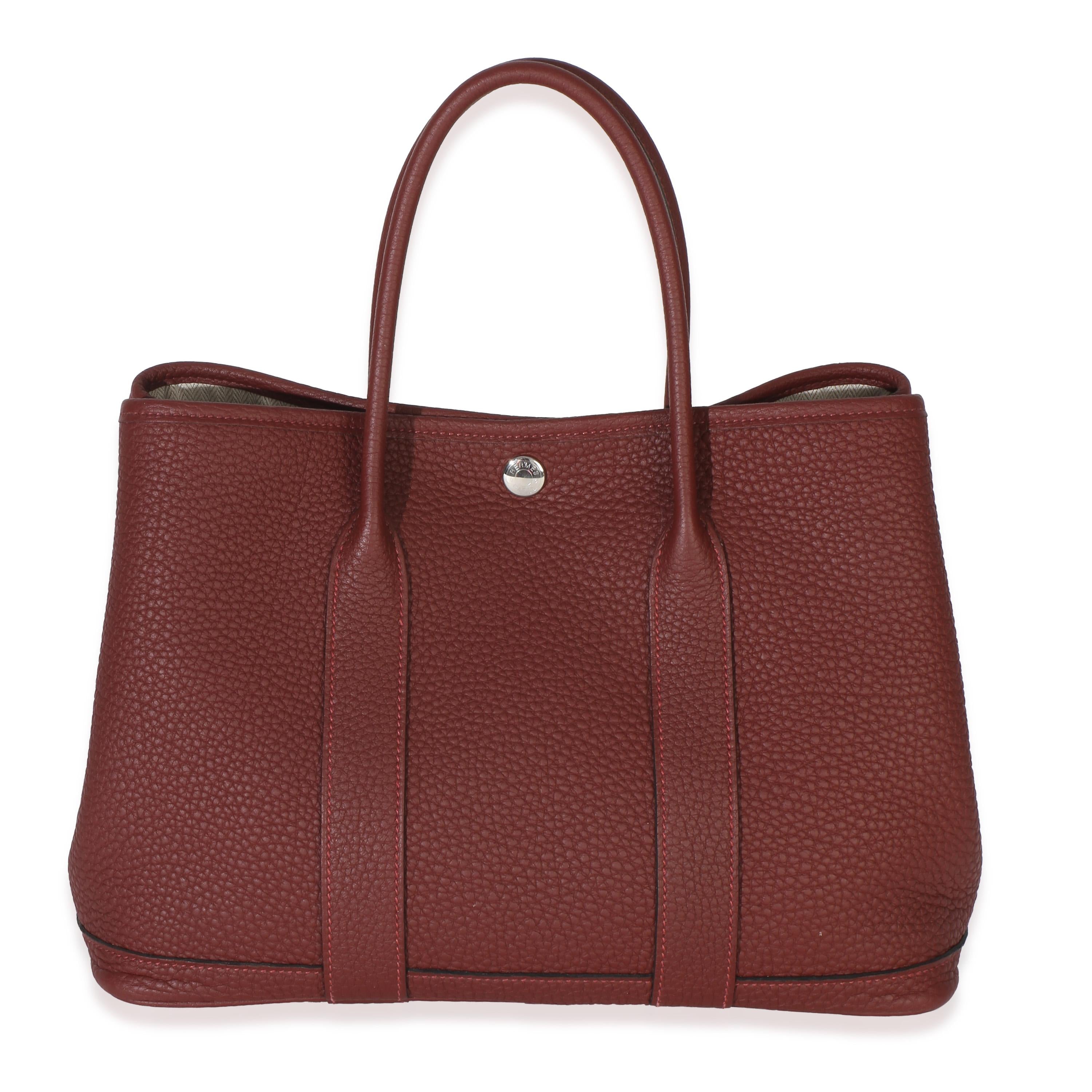 Hermès Rouge H Negonda Garden Party 30 PHW