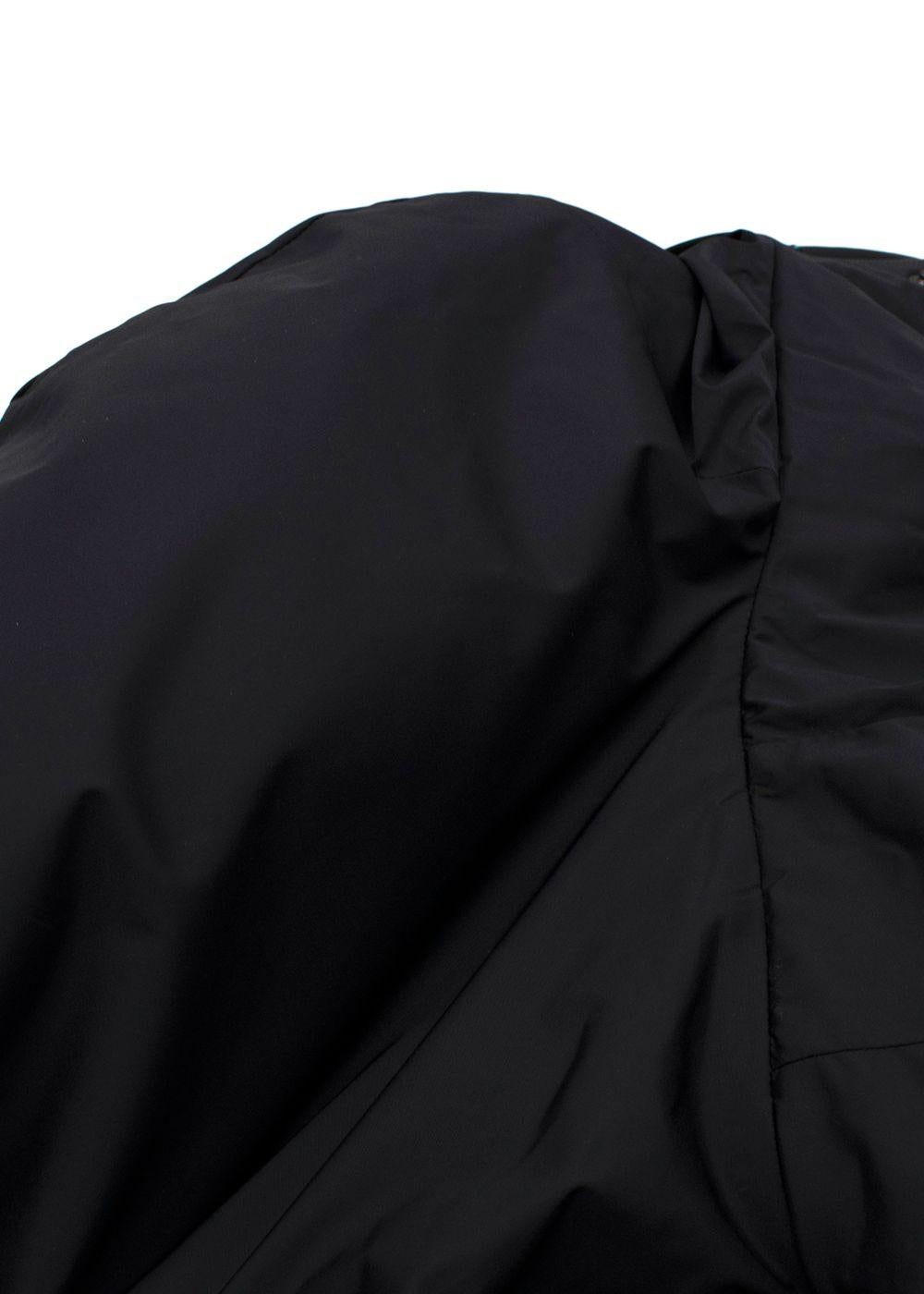 Fendi Black Hooded Ski Jacket