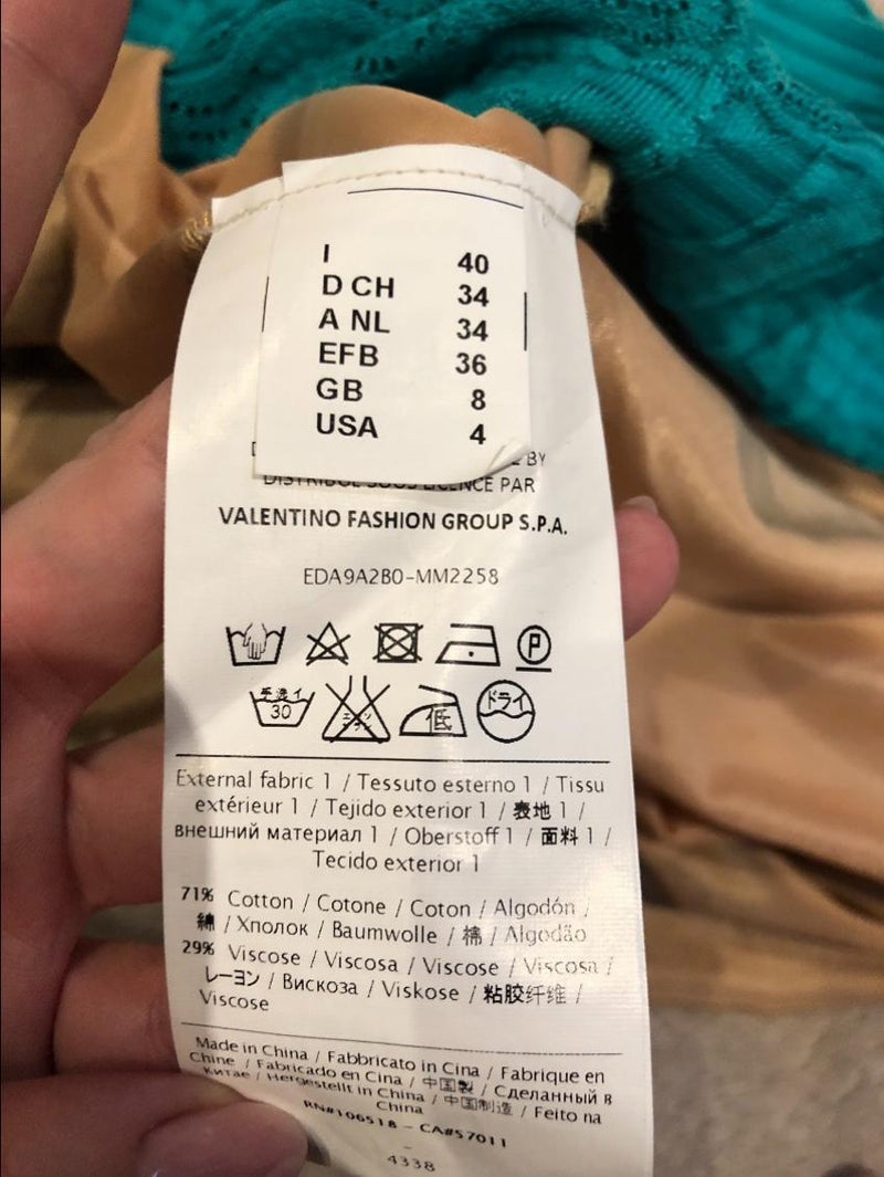M Missoni Turquoise Knit Dress