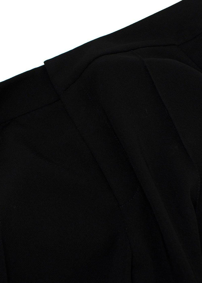 La Mania Black Kick Flare Trousers