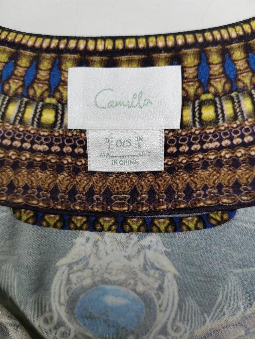 Camilla Printed Silk Zodiac Kimono