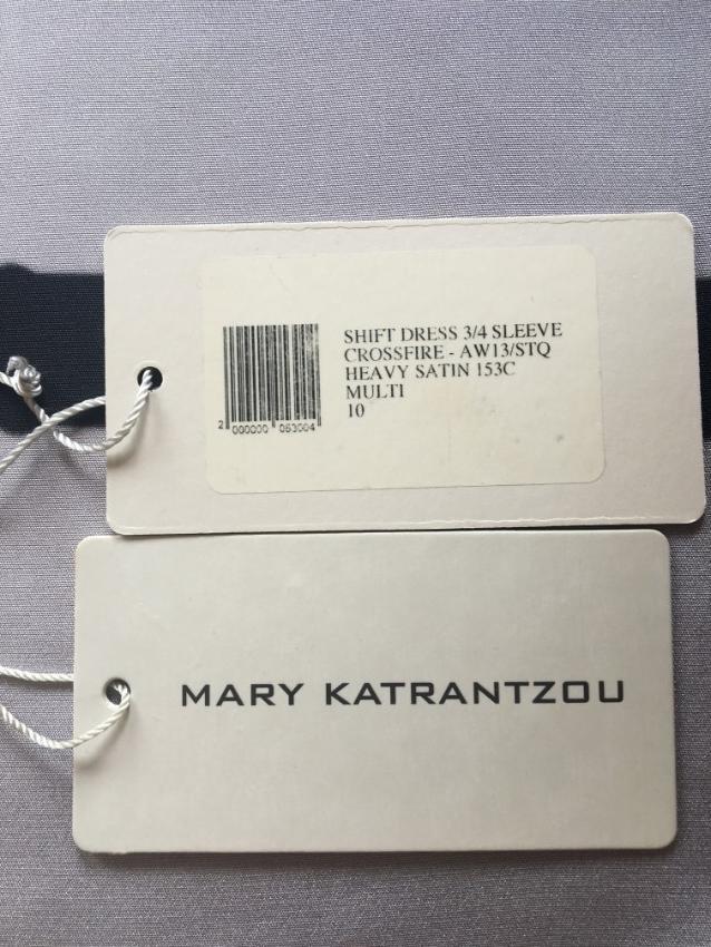 Mary Katrantzou Silk Abstract Print Dress
