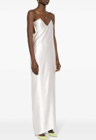 Magda Butrym  Silk Crepe Maxi Dress