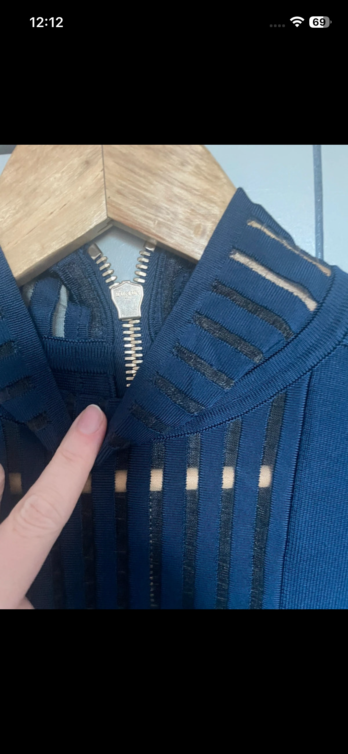 Balmain Navy Bodycon Dress