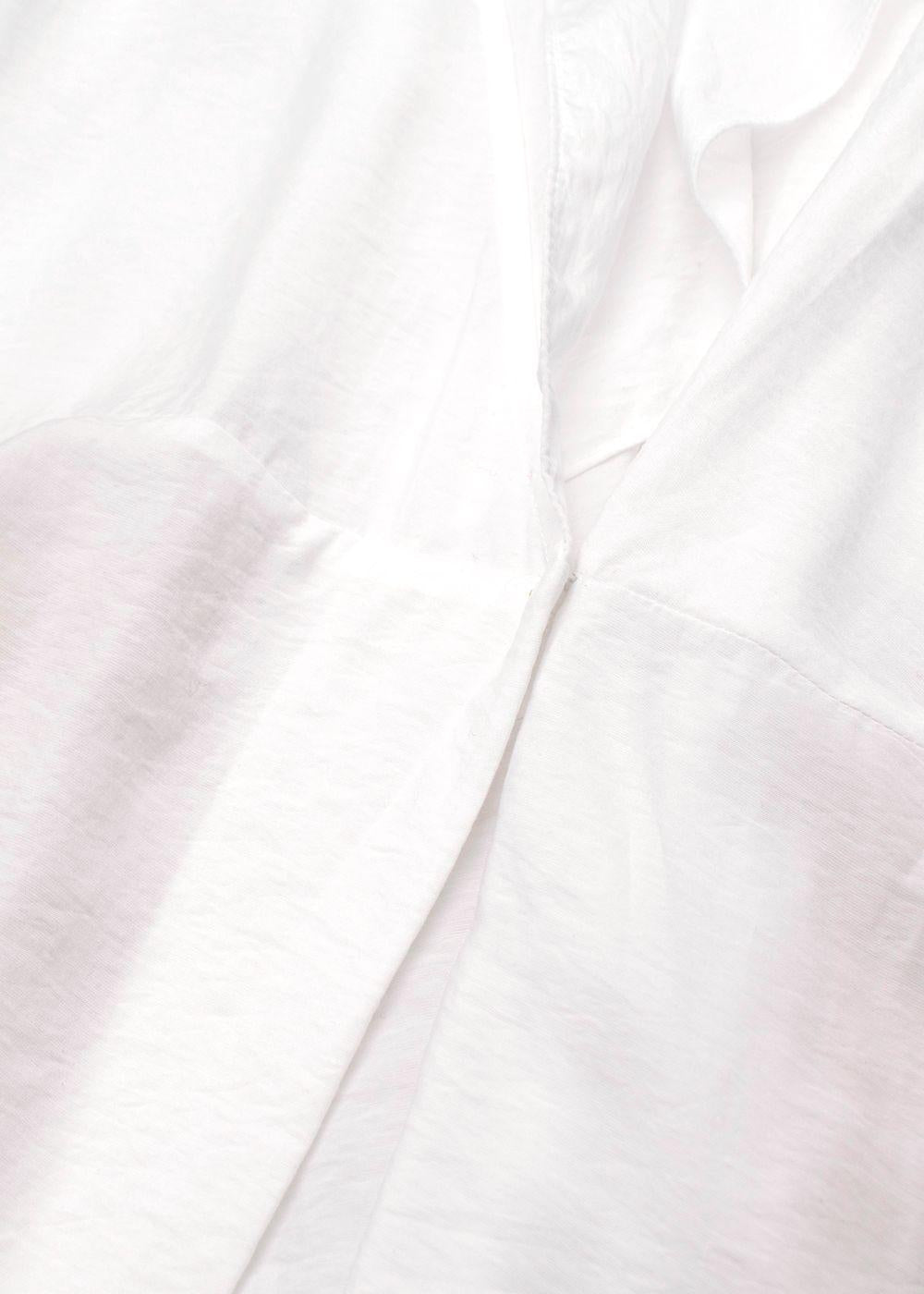 Vince White Wrap Sleeveless Dress