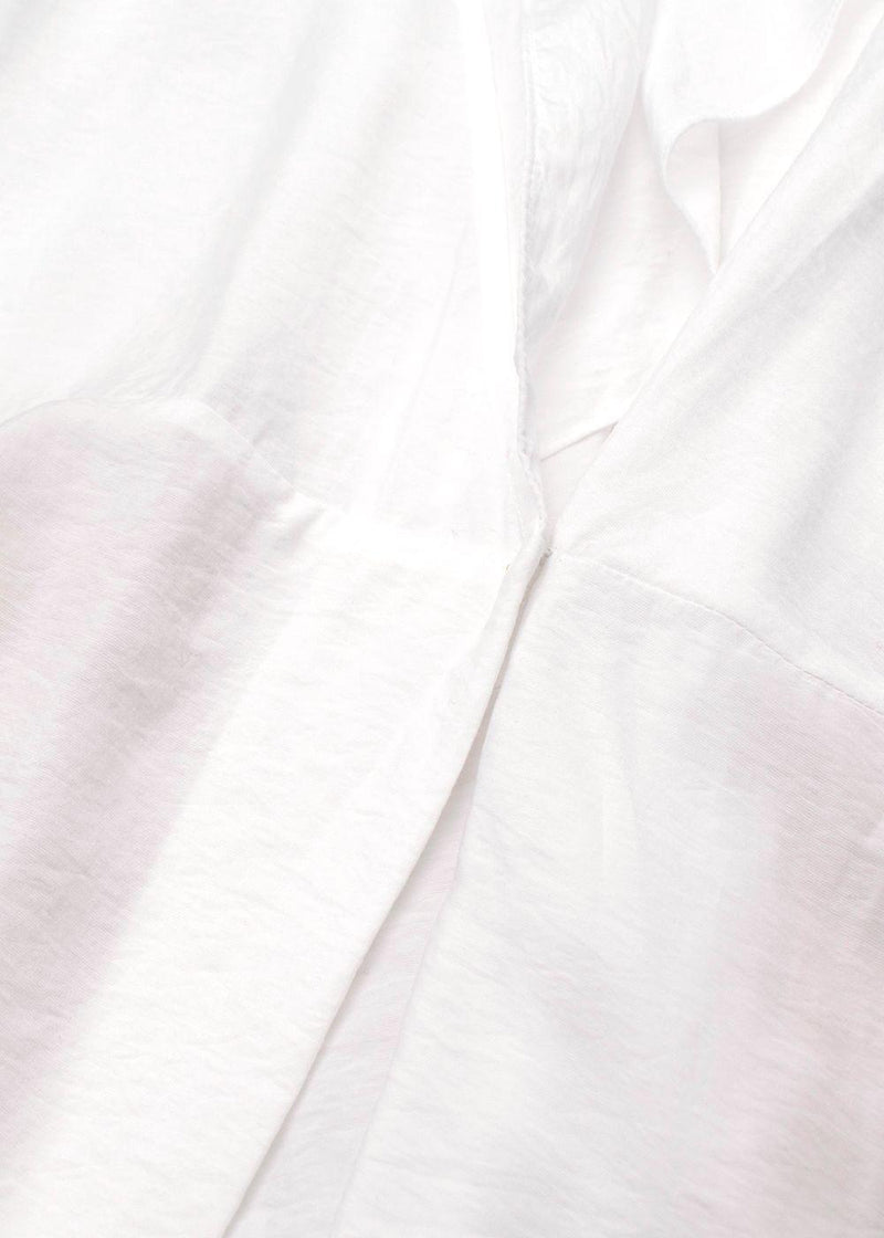 Vince White Wrap Sleeveless Dress