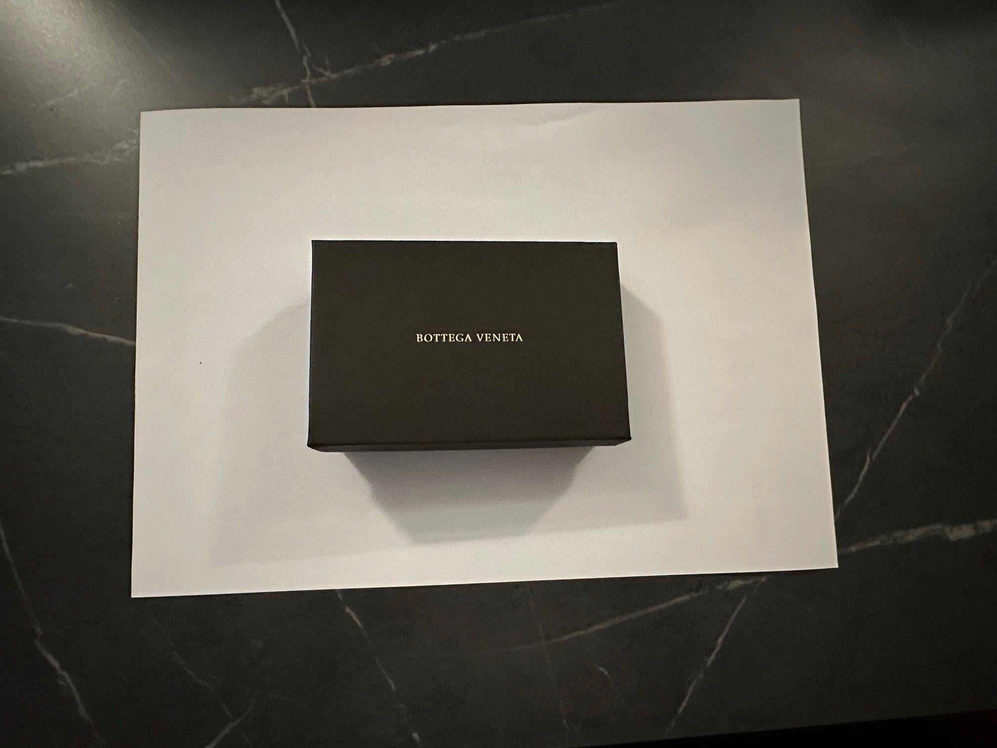 Bottega Veneta Silver Intrecciato Cufflinks