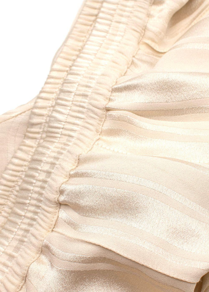 Golden Goose Cream SStar Print Split Hem Joggers
