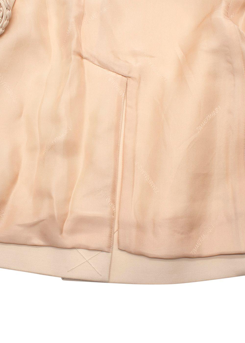 Zimmermann Beige Braided Trim Blazer