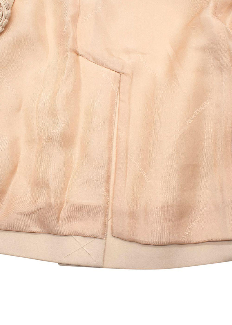 Zimmermann Beige Braided Trim Blazer