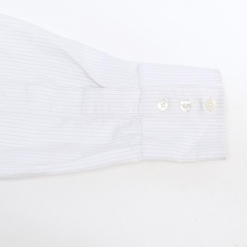 Kilgour White Pinstripe Shirt