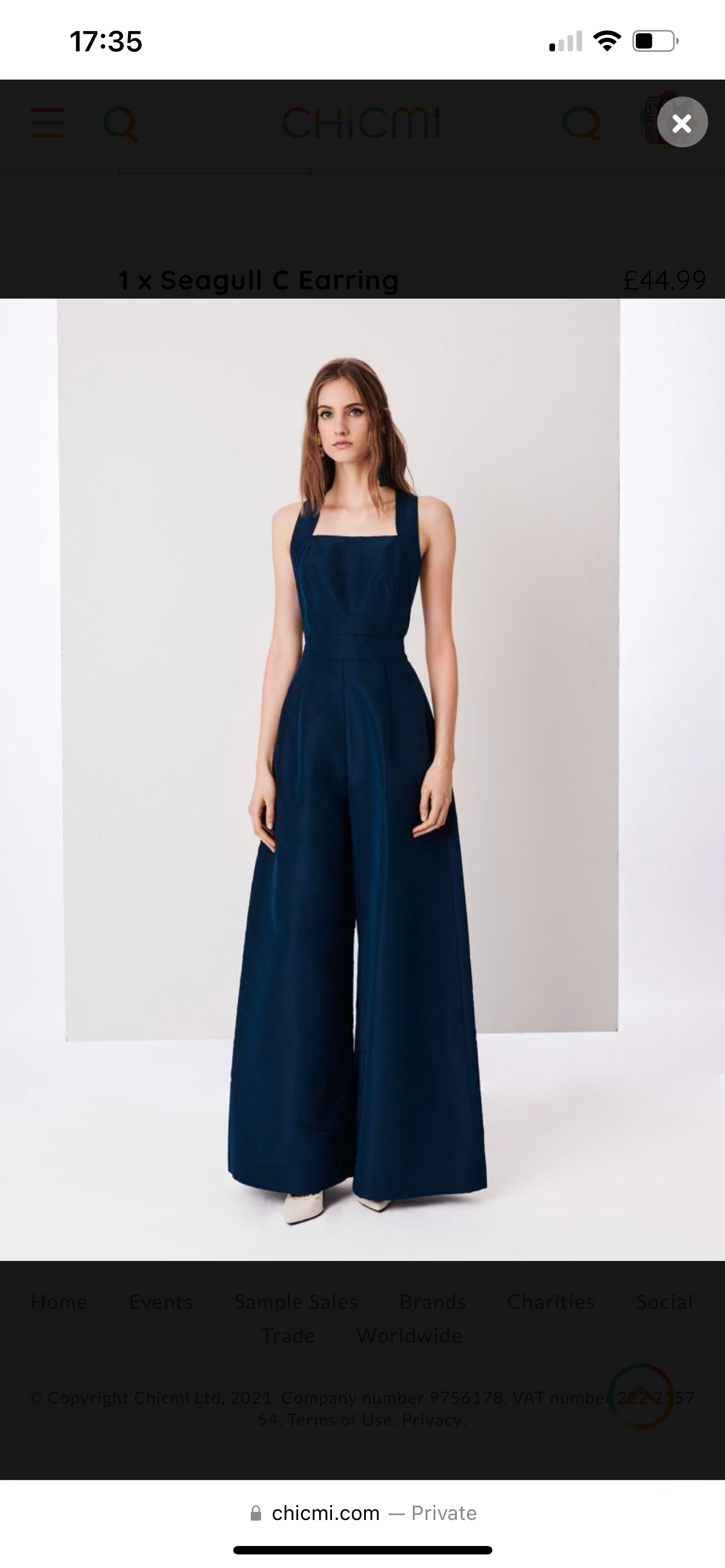 green silk-blend taffeta jumpsuit