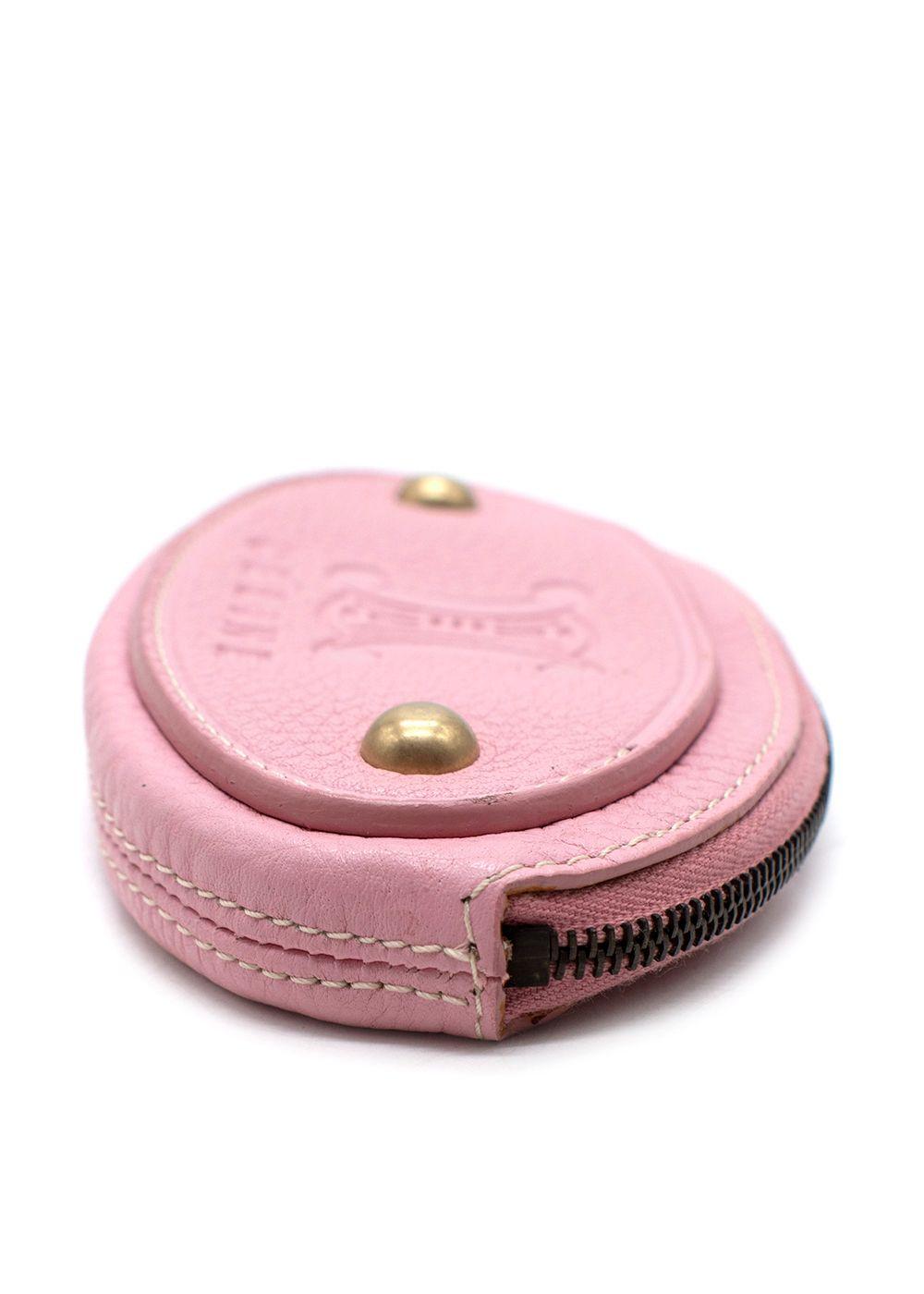 Celine Pink Logo Coin Purse