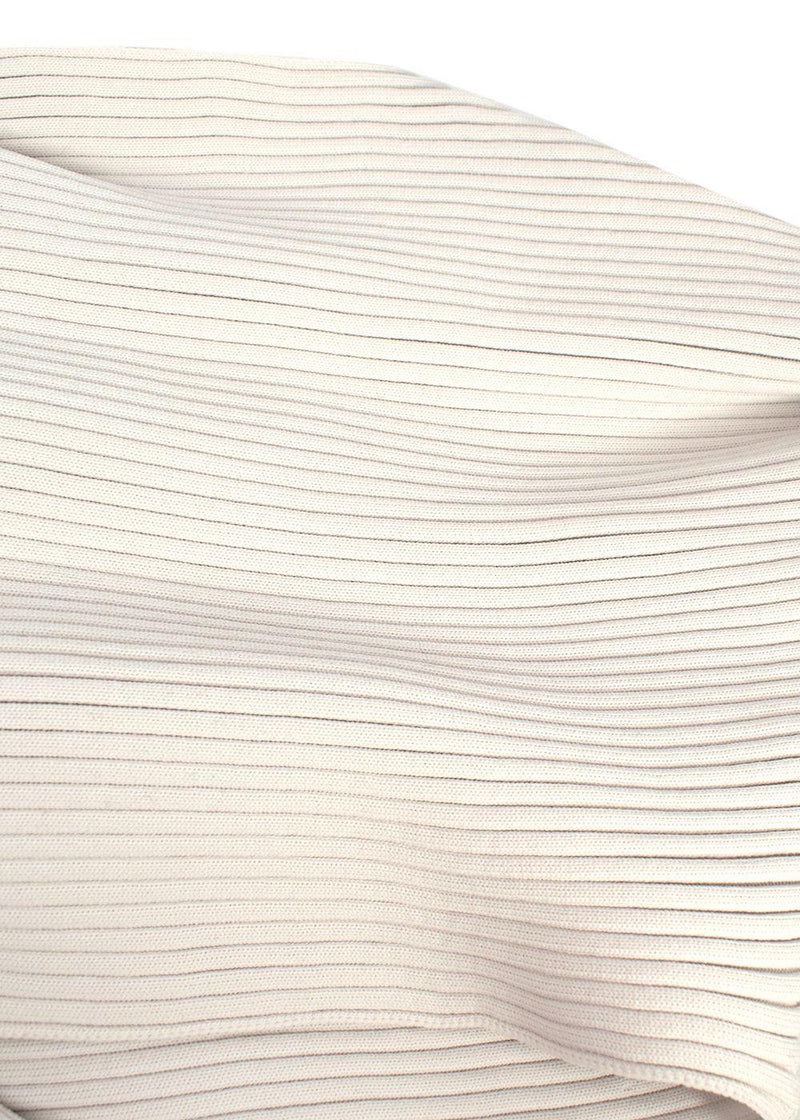 Issey Miyake Technical Jersey Pleated Colour-block Top