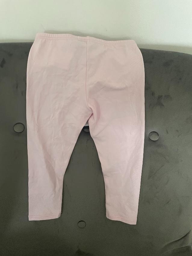 Versace Kids 24M Pink Logo Leggings