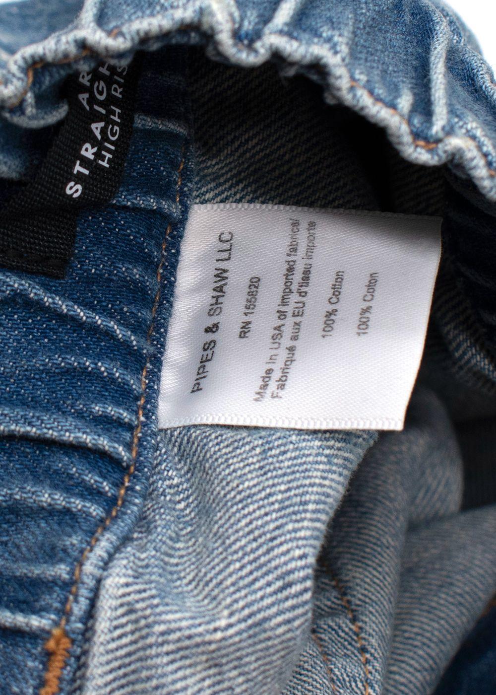 Veronica Beard Blue Waterfall Elastic Waist Arya Denim Jeans