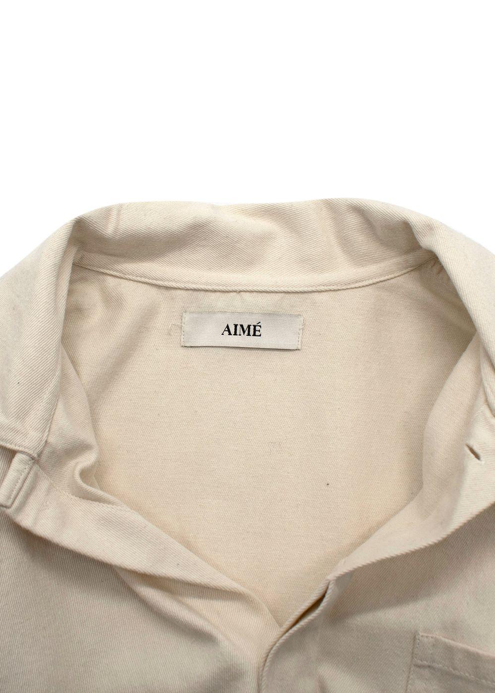 Aime Cream Over Shirt