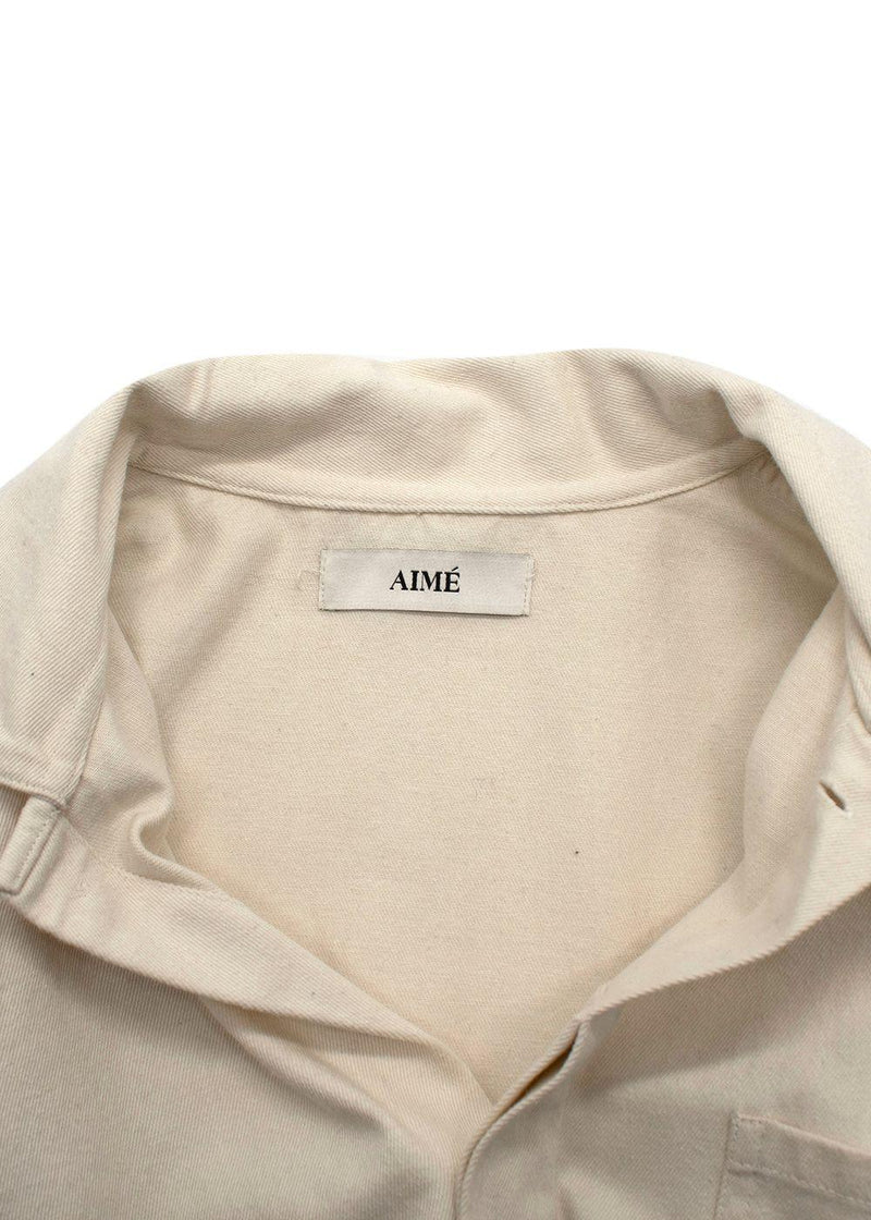 Aime Cream Over Shirt
