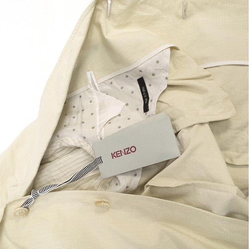 Kenzo Cotton-Silk Beige Jacket