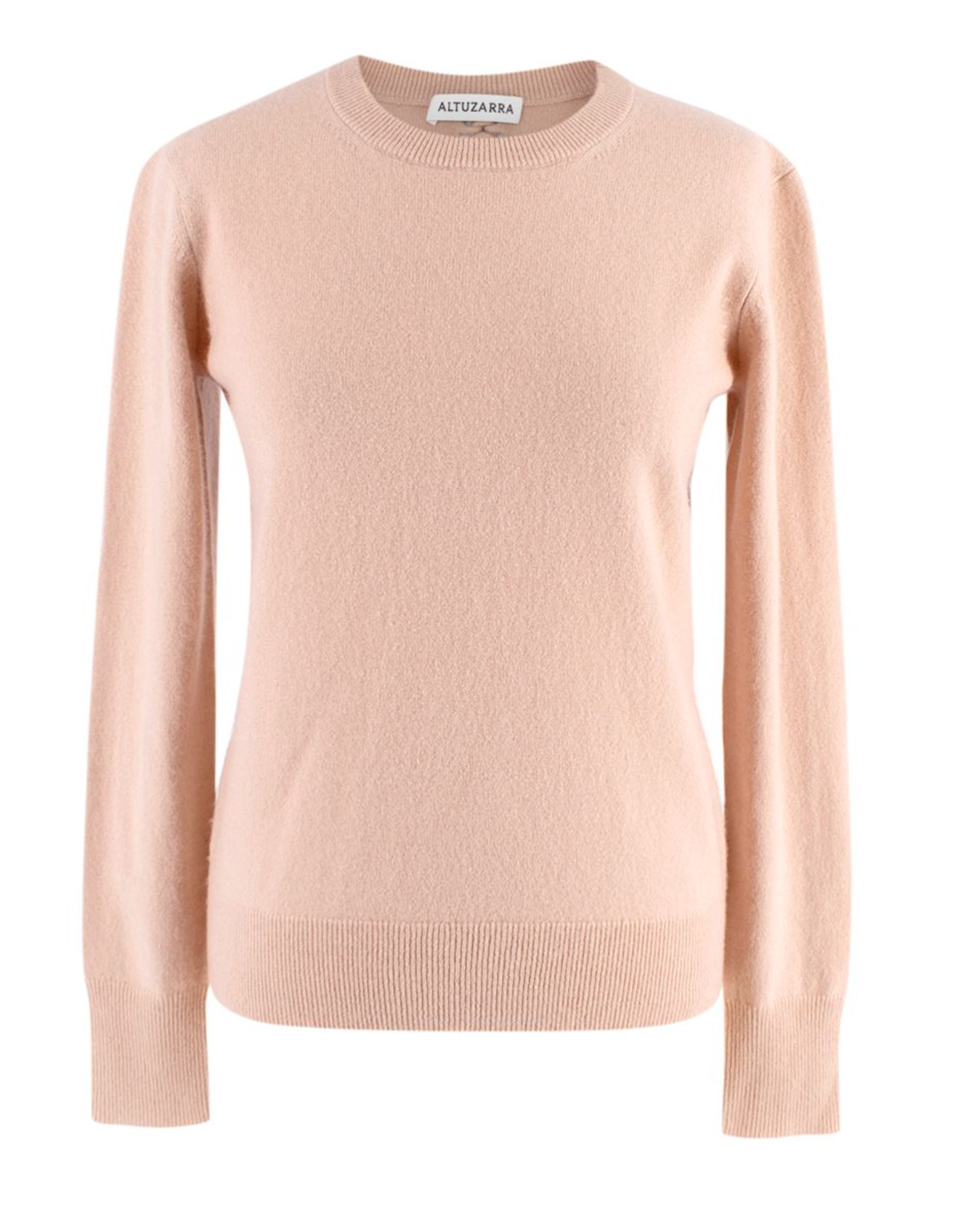 Altuzarra beige cashmere braided trim jumper