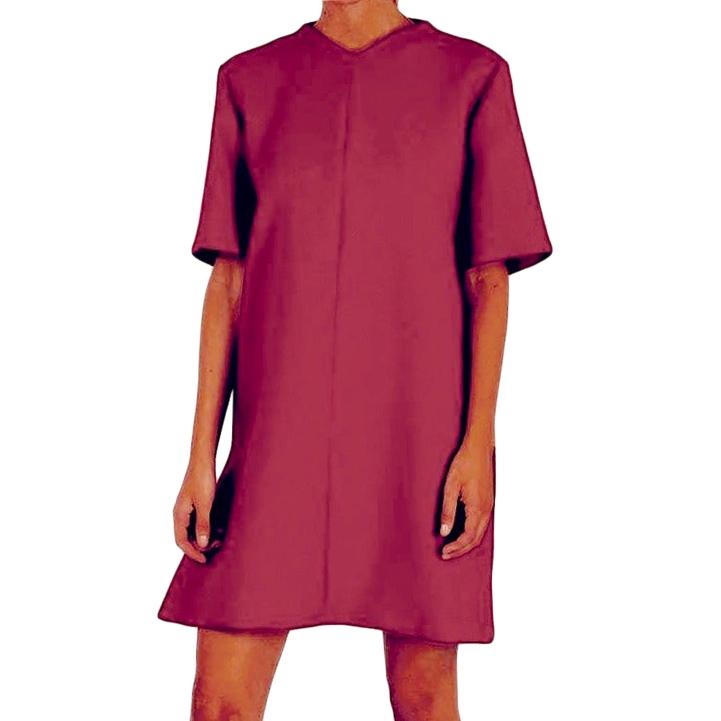 Marni Chilli Red Wool Blend Tunic Dress