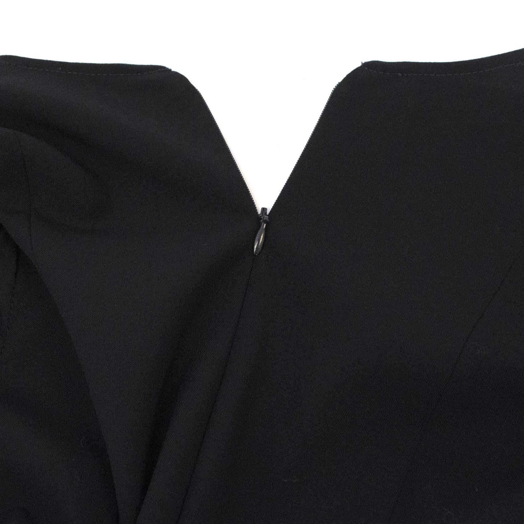 Patrizia Pepe Midnight Blue Wool blend Long Sleeve Dress